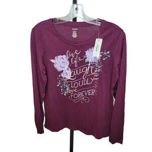 𝅺Kohls Graphic  Long Sleeve Top